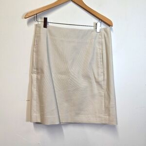 Nwt LOFT Khaki Short Pencil Skirt Lined Back Zip Office 4 Preppy Country Club